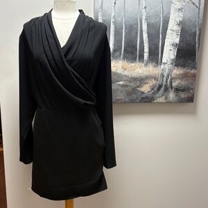 H&M Black Long Sleeve Dress